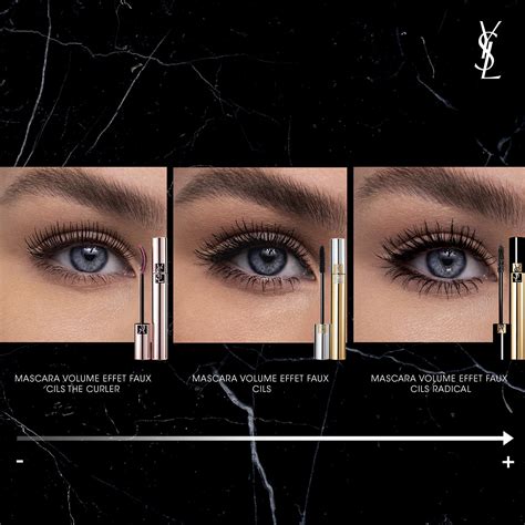 mascara ysl effet faux cils radical|yves saint laurent shocking mascara.